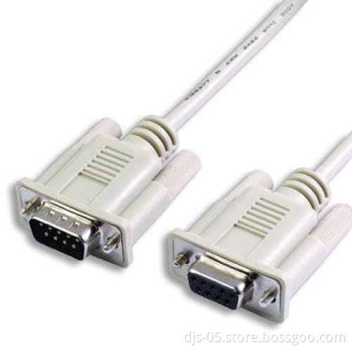 DB 9 Male-to-female Computer Cable, Used for Linking Host Computer